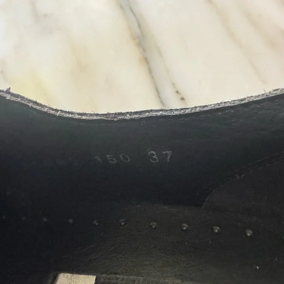 Fratelli Rossetti Black Flats with Textured Design - Picture 4 of 6